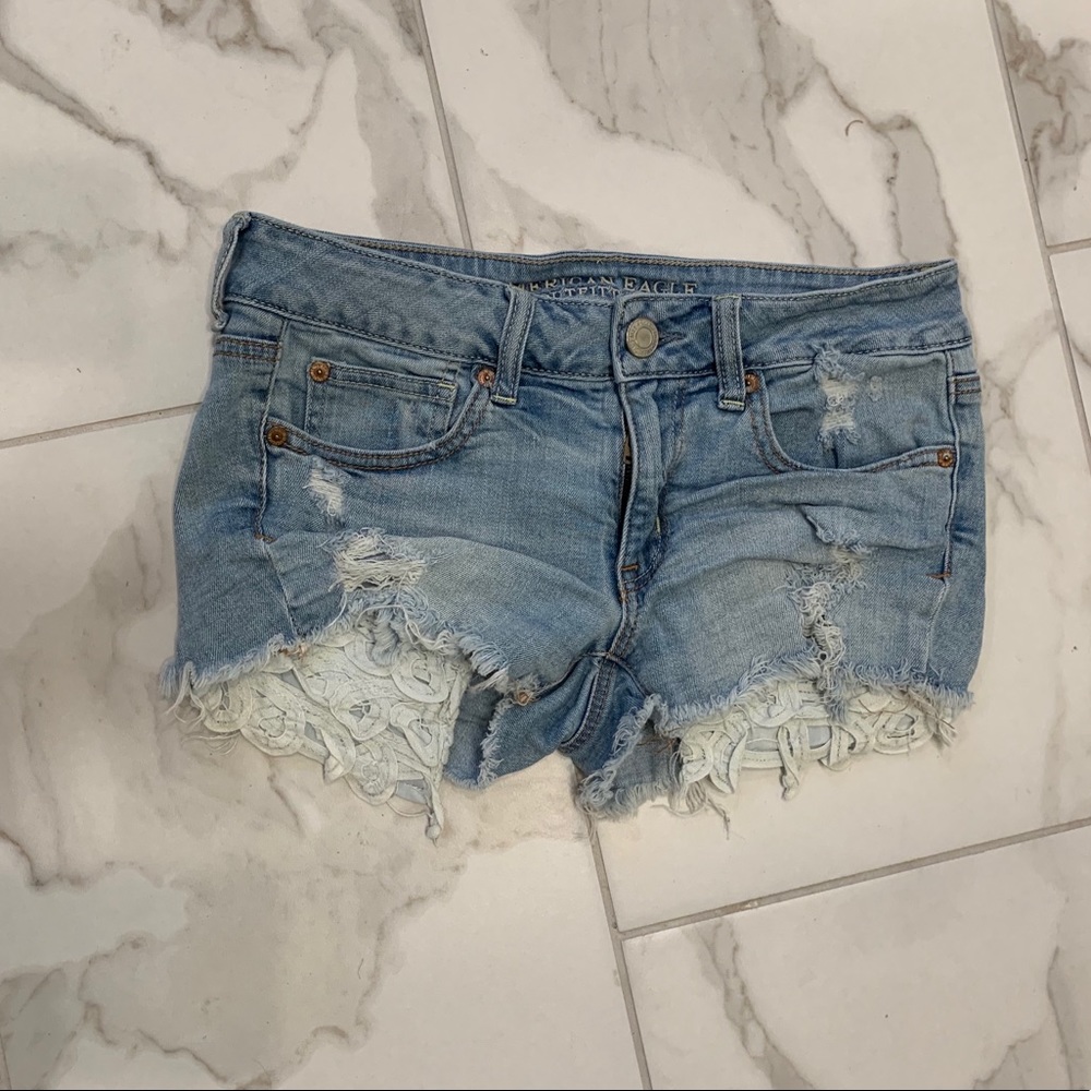 Distressed American Eagle Shorts